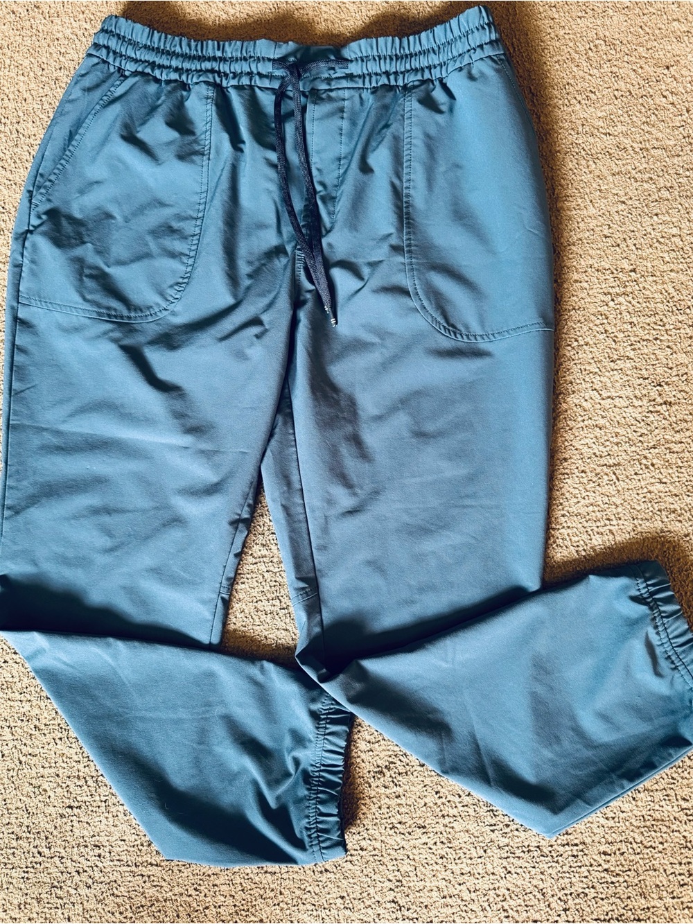 Navtech By Nautica Women’s XL Jogger Pants Blue Zip Pocket Stretch